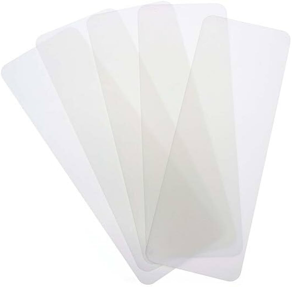 Sada plastových karet - 5ks (2x0.3 & 3x0.35mm)